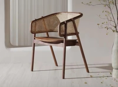 Ghế Gỗ Đan Mây GDM2