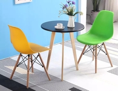 BÀN CAFE CHÂN 3 CẠNH MẶT GỖ MDF - BCF13