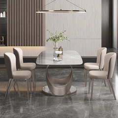BÀN ĂN MẶT ĐÁ CERAMIC NHẬP KHẨU - BAMD02