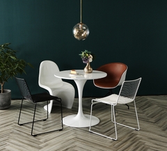 BÀN TULIP MẶT GỖ MDF CHÂN SẮT - BCF01