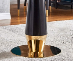 BÀN CAFE MẶT ĐÁ GỐM CHÂN INOX - BCF17