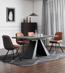 BÀN ĂN MẶT ĐÁ KÉO DÀI - BAMD26