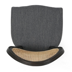 GHẾ GỖ LOUIS KHÔNG TAY TỰA MÂY - GAG13