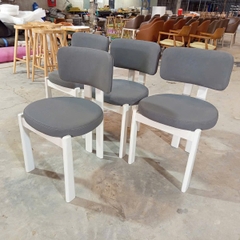 GHẾ ĂN BỌC NỆM GỖ TỰ NHIÊN - GAG98