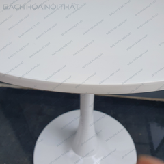 BÀN TULIP MẶT GỖ MDF CHÂN SẮT - BCF01