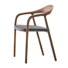 GHẾ NEVA CÓ TAY GỖ TẦN BÌ - GAG19