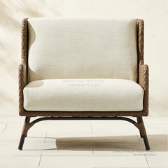 Ghế Mây Ngoài Trời Khung Sắt GD33