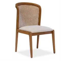 Ghế Gỗ Asley Lưng Tựa Mây GDM3