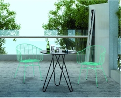 GHẾ CAFE SẮT SƠN TĨNH ĐIỆN