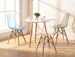 BÀN CAFE EAMES TRÒN CHÂN 3 TRỤ - BCF25