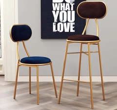 GHẾ BỌC NHUNG MẠ VÀNG