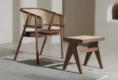 Ghế Gỗ Đan Mây GDM2