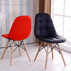 GHẾ EAMES BỌC NỆM CHÂN GỖ