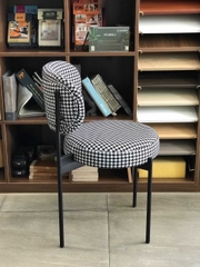Ghế Ăn Khung Sắt Vải Caro - GAN132