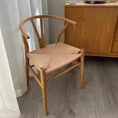 Ghế Wishbone Đan Dây Gỗ Sồi GDD5
