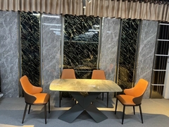 BÀN ĂN ĐẸP GIÁ RẺ MẶT ĐÁ CHÂN SẮT