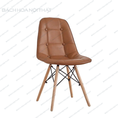 GHẾ EAMES BỌC NỆM CHÂN GỖ