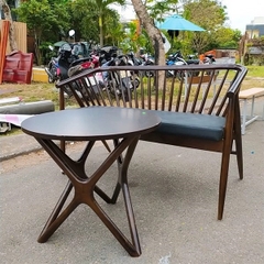 GHẾ SOFA GENNY GỖ TỰ NHIÊN - SFG01