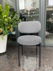 Ghế Ăn Khung Sắt Vải Caro - GAN132