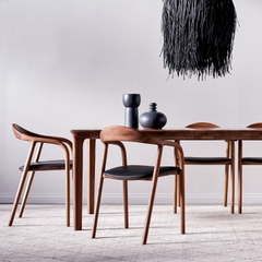 GHẾ NEVA CÓ TAY GỖ TẦN BÌ - GAG19