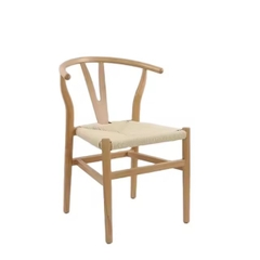 Ghế Wishbone Đan Dây Gỗ Sồi GDD5