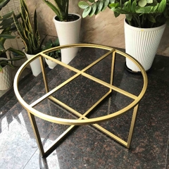 BÀN TRÀ MẶT ĐÁ CHÂN SẮT - BT45