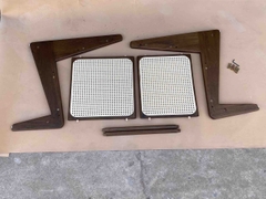 Ghế Gỗ Kangaroo Đan Mây Nhựa GDM13