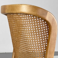 Ghế Gỗ Asley Lưng Tựa Mây GDM3