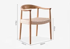 Ghế Đan Dây Dù Kenedy - GDD1