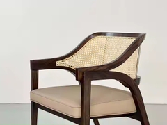 Ghế Gỗ Đan Mây Phong Cách Vintage- GDM19