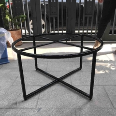 BÀN TRÀ MẶT ĐÁ CHÂN SẮT - BT45