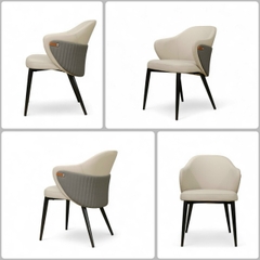 GHẾ ĂN CHÂN SẮT BỌC NỆM - GAN133