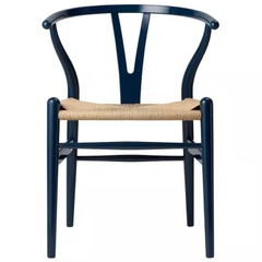 Ghế Wishbone Gỗ Cao Su Đan Dây - GDD6