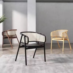 Ghế Gỗ Đan Mây GDM2