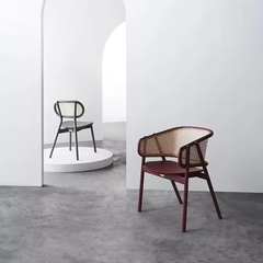 Ghế Gỗ Đan Mây GDM2