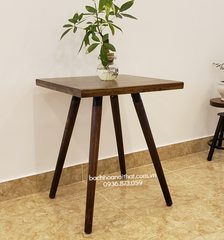 BÀN CAFE GỖ VUÔNG 4 CHÂN - BCF46