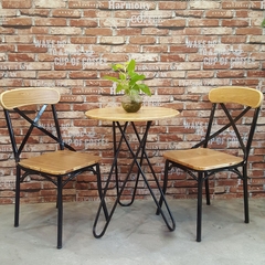 BỘ BÀN GHẾ CAFE 2 GHẾ BISTRO - CF10
