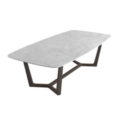 BÀN TRÀ CONCORDE MẶT ĐÁ  CHÂN GỖ - BT90