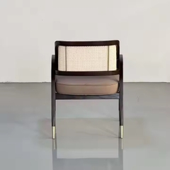 Ghế Gỗ Đan Mây Phong Cách Vintage- GDM19