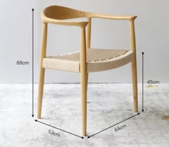 Ghế Gỗ Đan Dây - GDD2