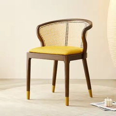 Ghế Gỗ Benley Đan Mây GDM12