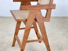 Ghế Bar Gỗ Đan Mây Vleg  GDM16