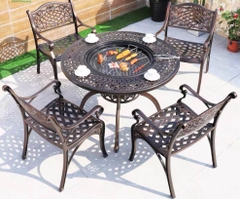 BÀN NHÔM ĐÚC NGOÀI TRỜI - BV06