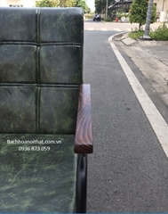 GHẾ SOFA ĐƠN CAFE CHÂN SẮT