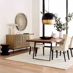 Bàn Combat gỗ sồi - BAG30