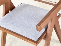 Ghế Đan Mây Vleg Mặt Ngồi Nệm GDM15