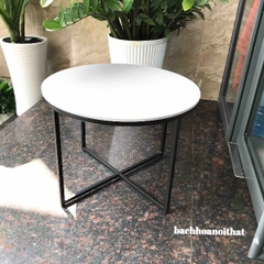 BÀN TRÀ MẶT ĐÁ CHÂN SẮT - BT45