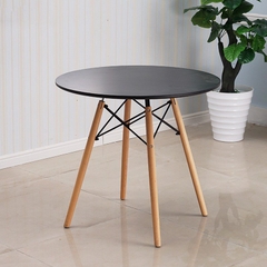 BÀN CAFE EAMES MẶT GỖ MDF TRÒN - BCF37