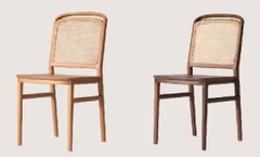 Ghế Gỗ Vintage Đan Mây - GDM20