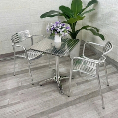 Bàn Cafe Khung Nhôm Ngoài Trời - BV28